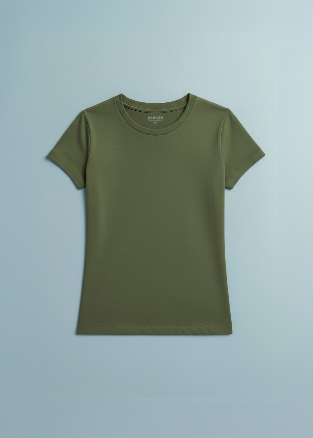 CAMISETA PIMA FEMININA | VERDE MUSGO