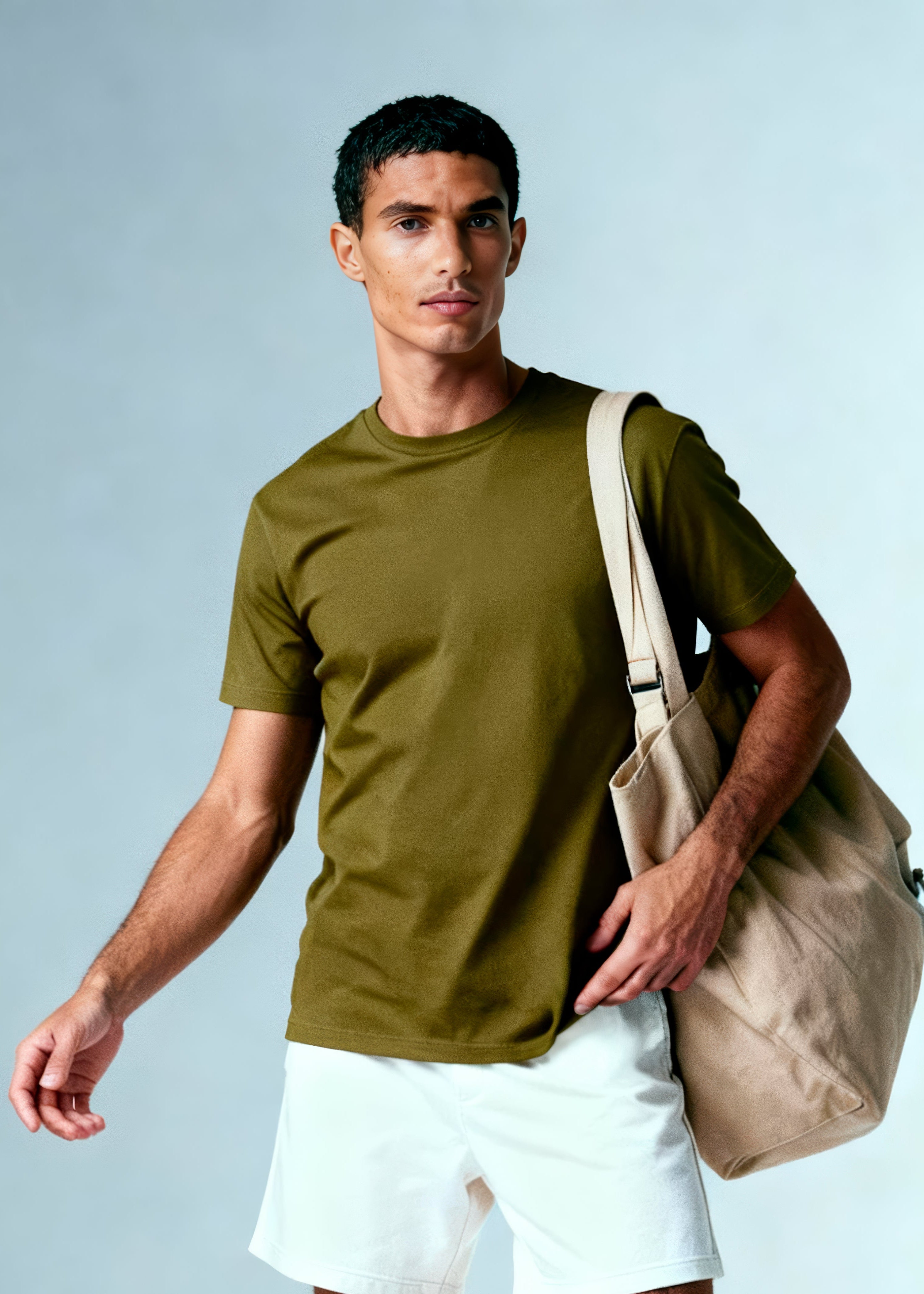 CAMISETA PIMA | VERDE MUSGO