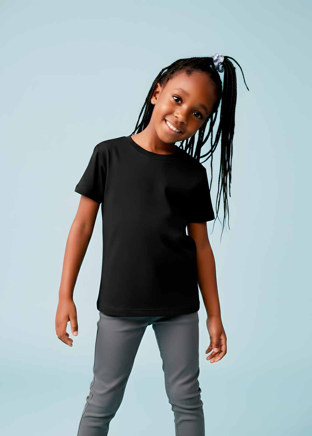 CAMISETA PIMA | KIDS| PRETO