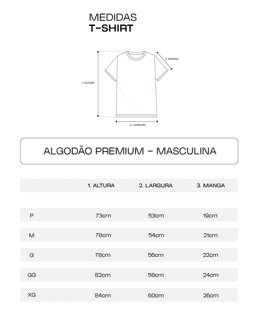 CAMISETA ALGODÃO PREMIUM | BLACK
