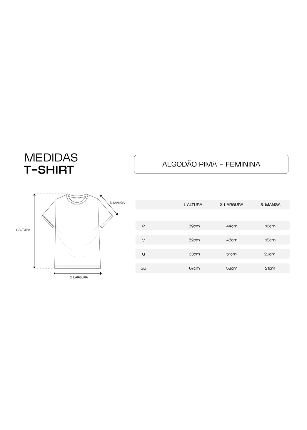 CAMISETA PIMA FEMININA |  ETHEREAD