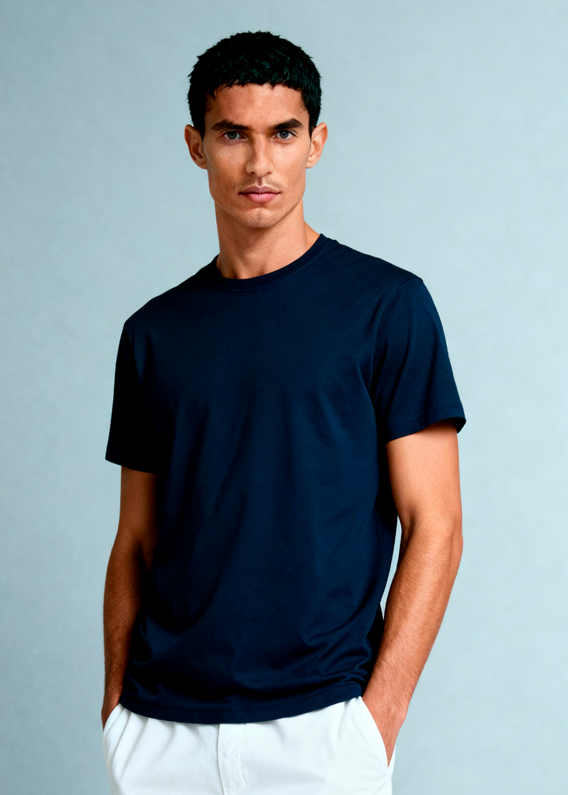 CAMISETA ALGODÃO PREMIUM | AZUL MARINHO