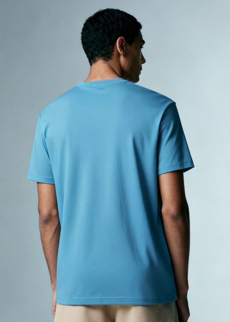 CAMISETA ALGODÃO PREMIUM | AZUL CÉU