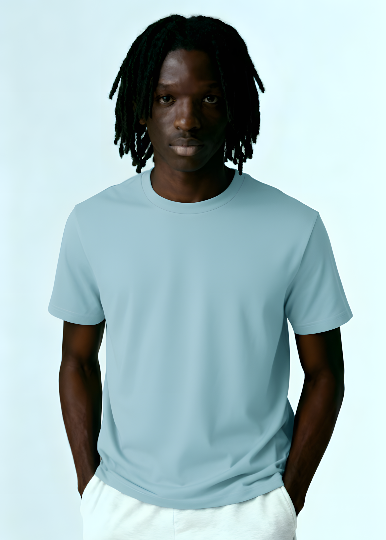 CAMISETA ALGODÃO PREMIUM | AZUL CELESTE