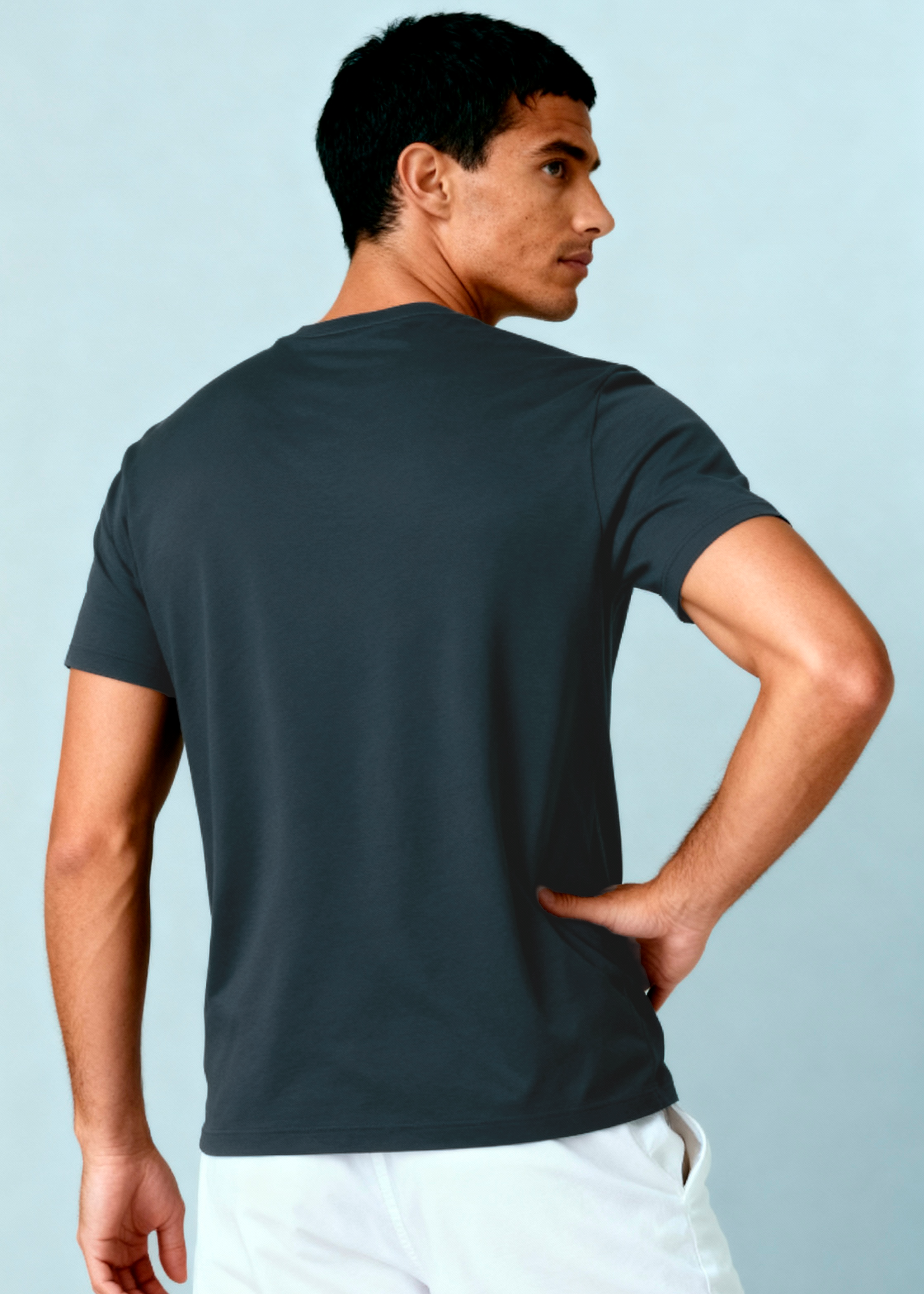 CAMISETA ALGODÃO PREMIUM | DARK BLUE GRAY