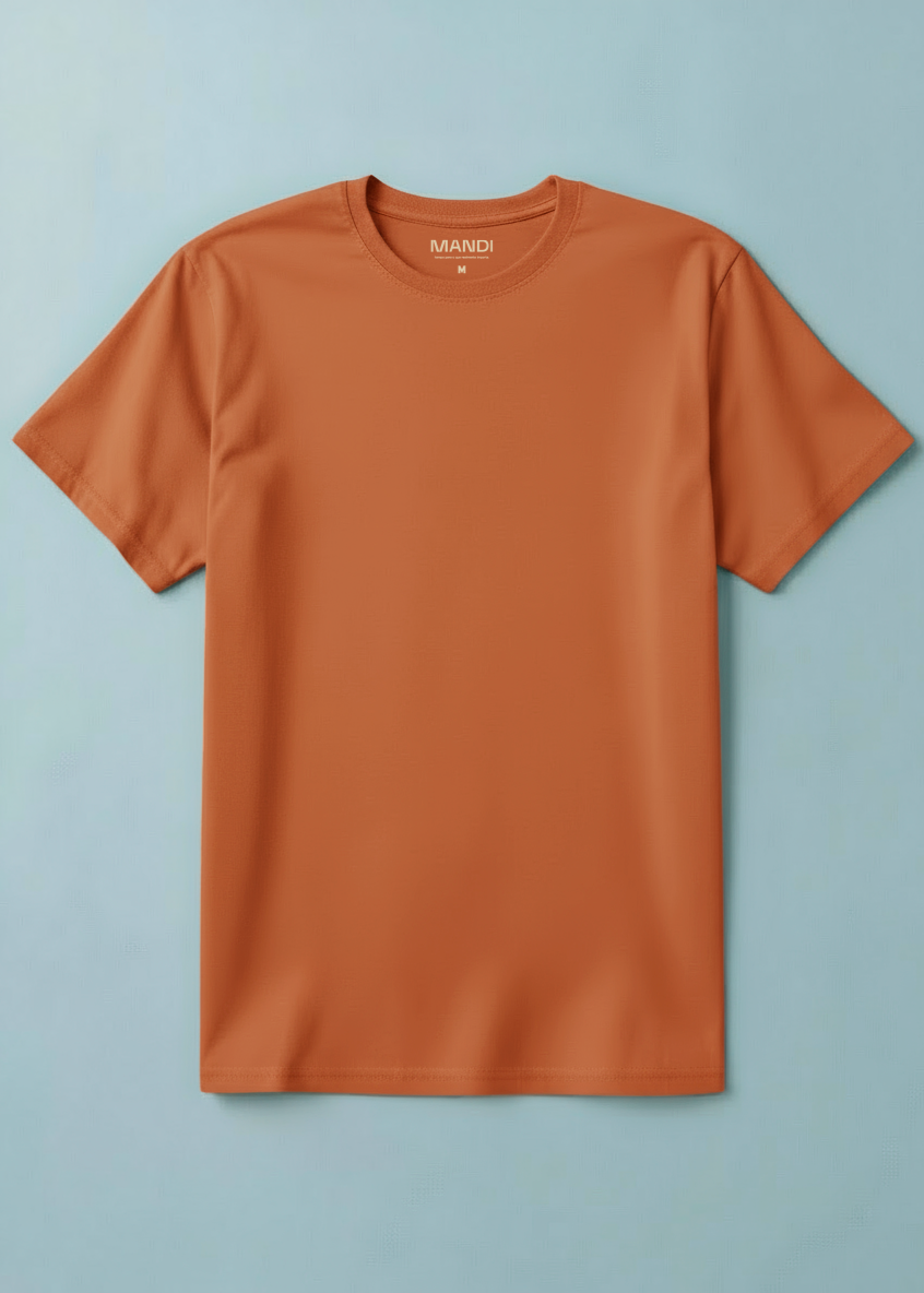 CAMISETA ALGODÃO PREMIUM | TERRACOTA