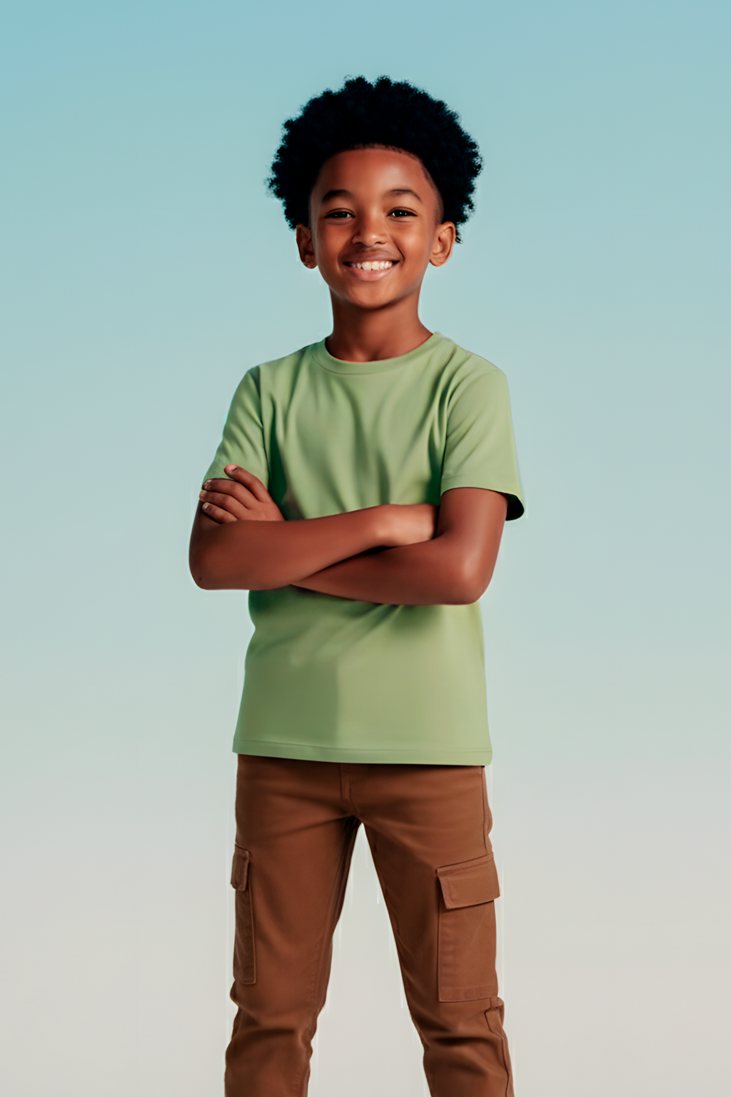 CAMISETA MODAL TECH | KIDS | VERDE ALVORADA