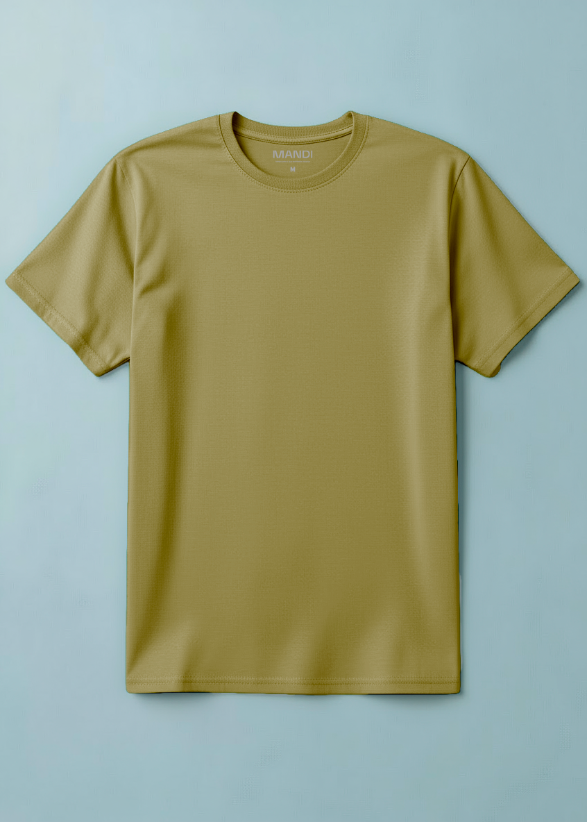 CAMISETA ALGODÃO PREMIUM // AREIA