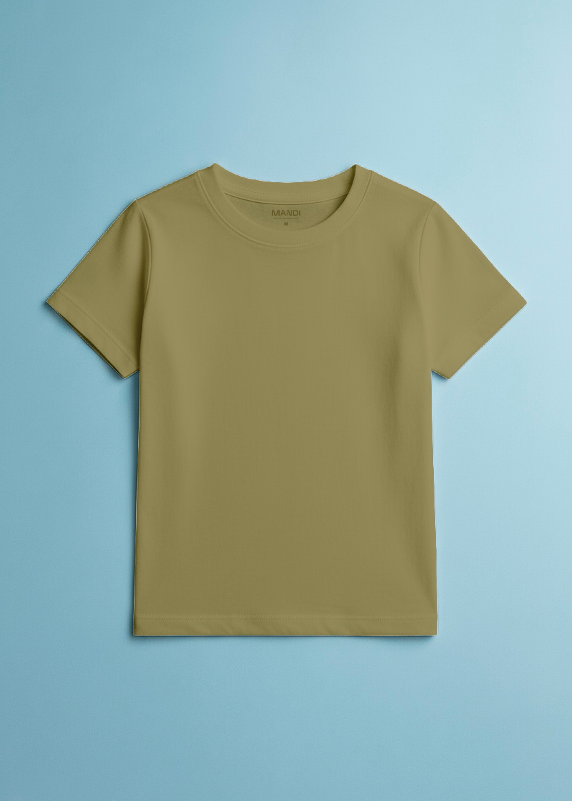 CAMISETA ALGODÃO PREMIUM // KIDS // AREIA