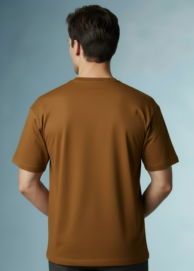 CAMISETA OVERSIZED | OCRE