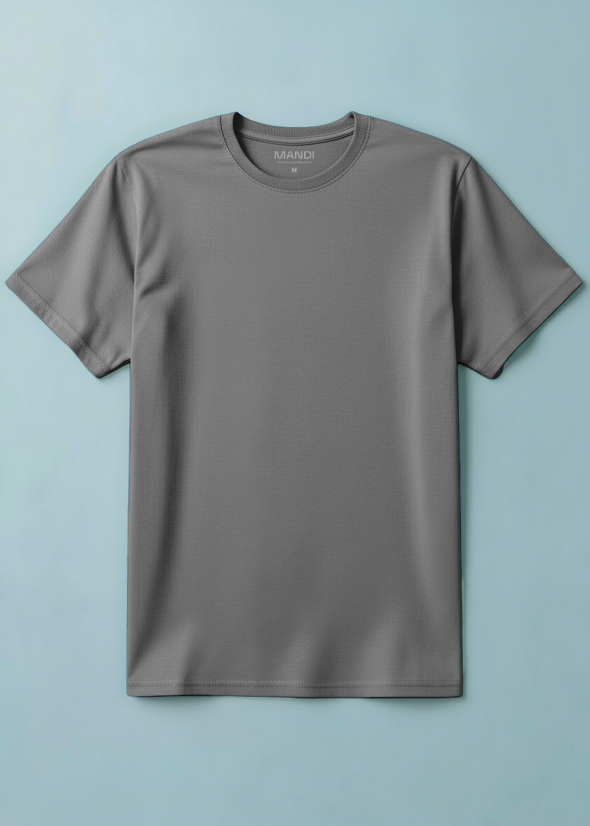 CAMISETA ALGODÃO PREMIUM // CINZA