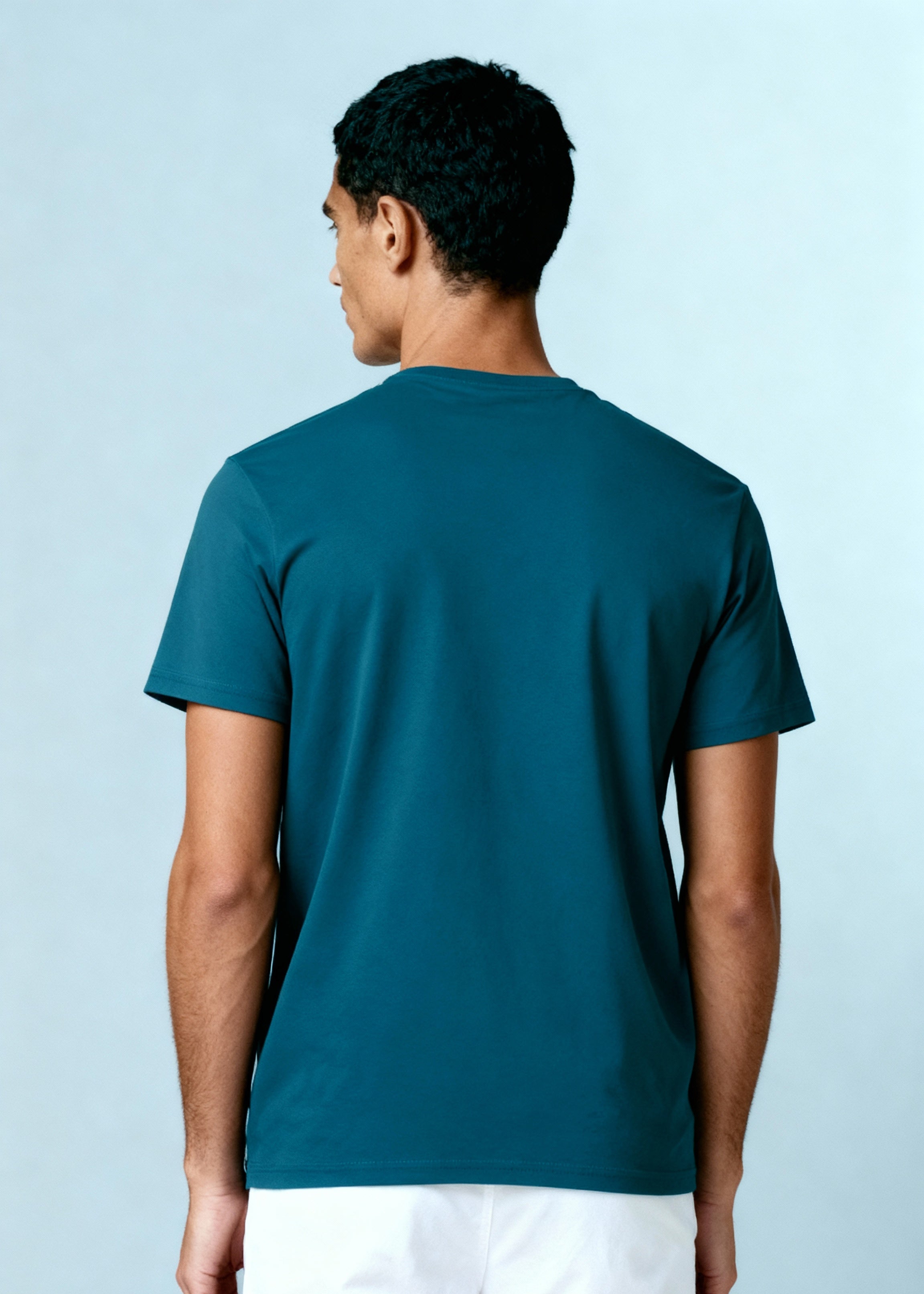 CAMISETA ALGODÃO PREMIUM | AZUL PETROLÉO