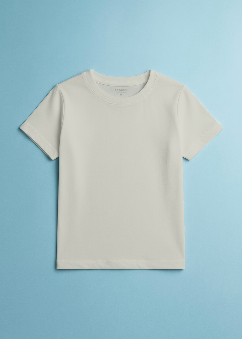 CAMISETA ALGODÃO PREMIUM // KIDS // OFFWHITE