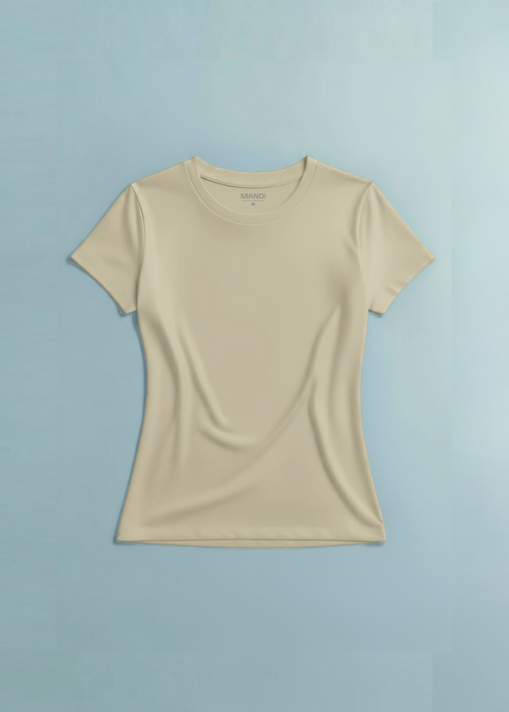 CAMISETA PIMA | FEMININA | CREME