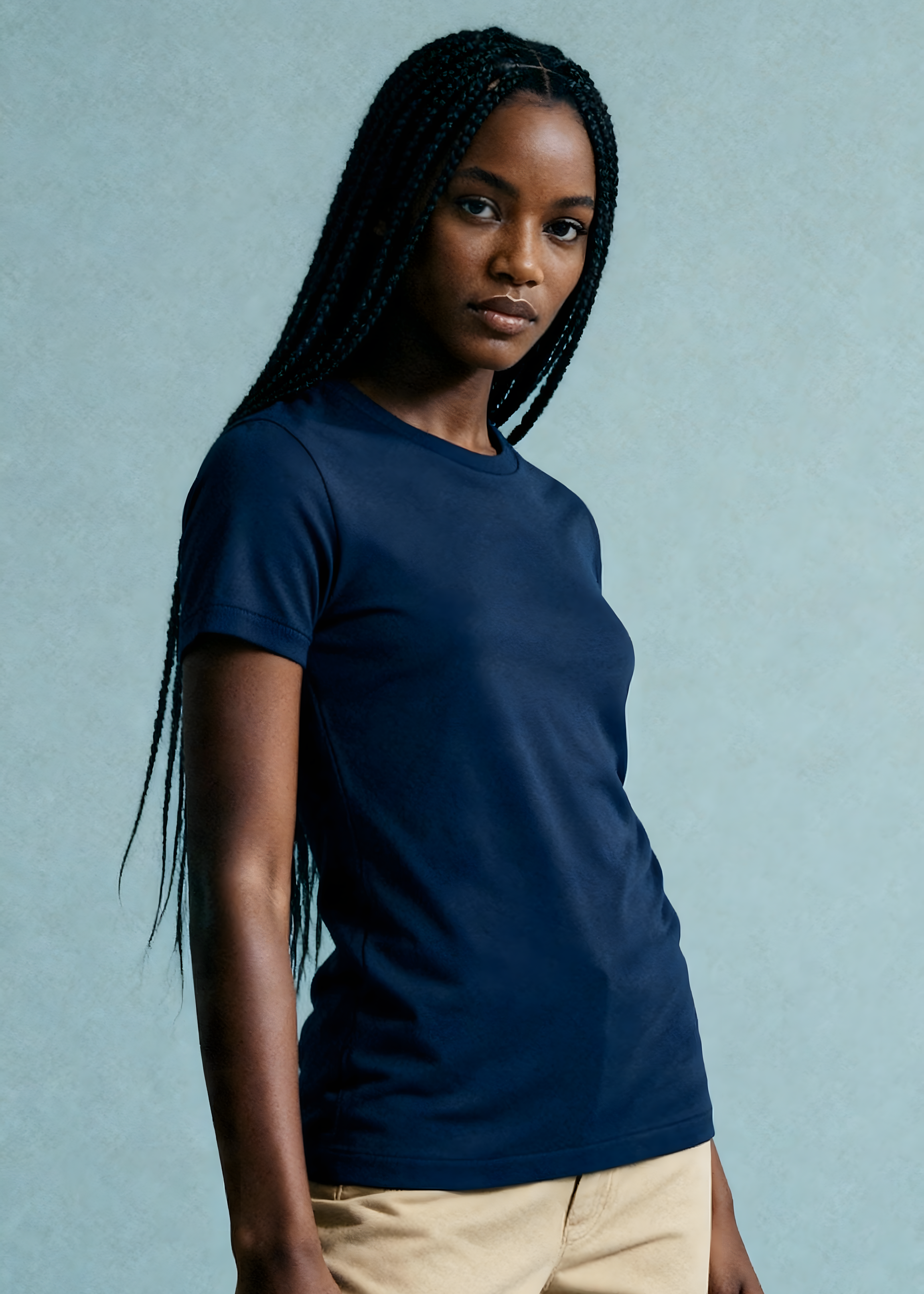 CAMISETA PIMA FEMININA | DEEP BLUE
