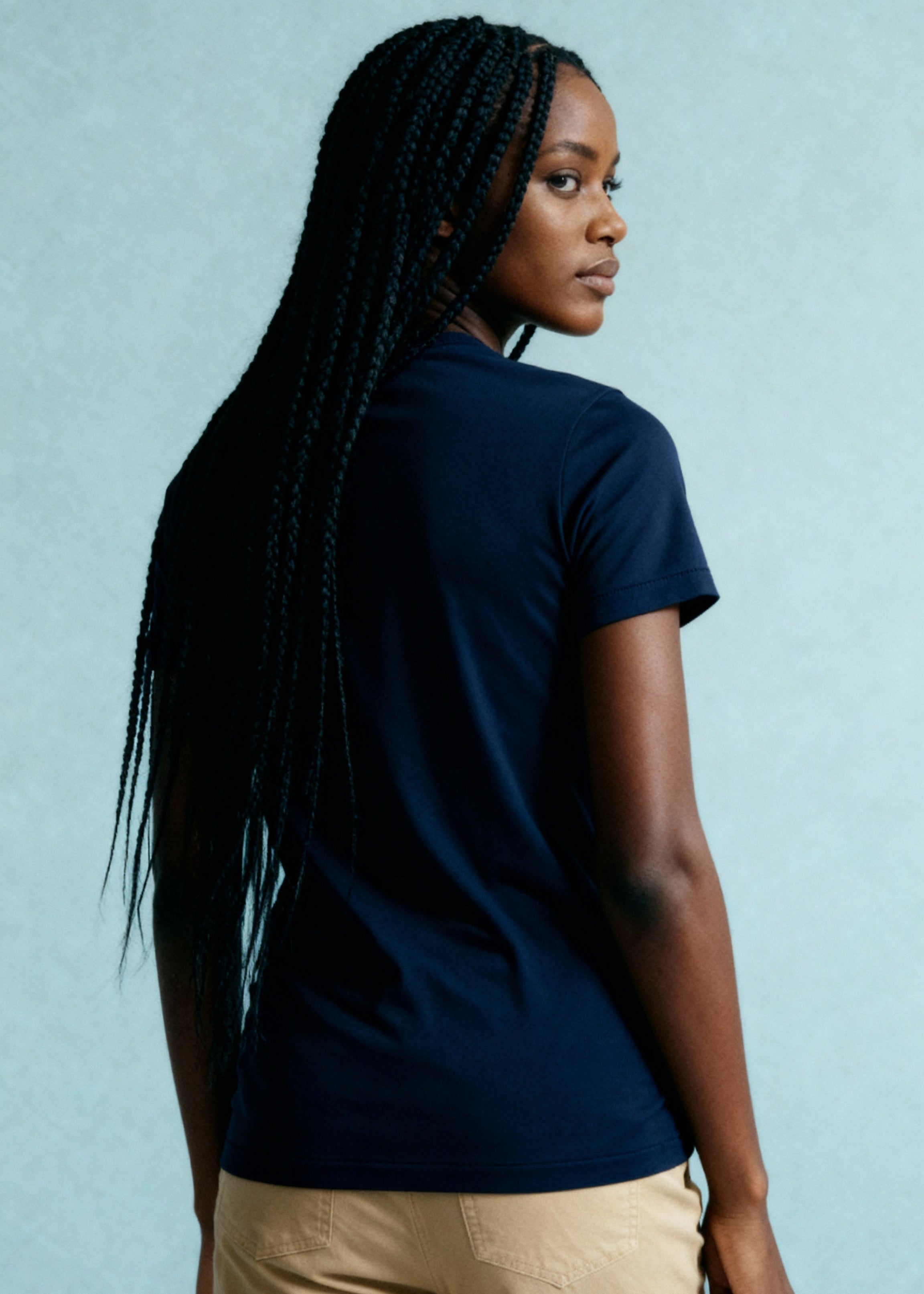 CAMISETA PIMA FEMININA | DEEP BLUE