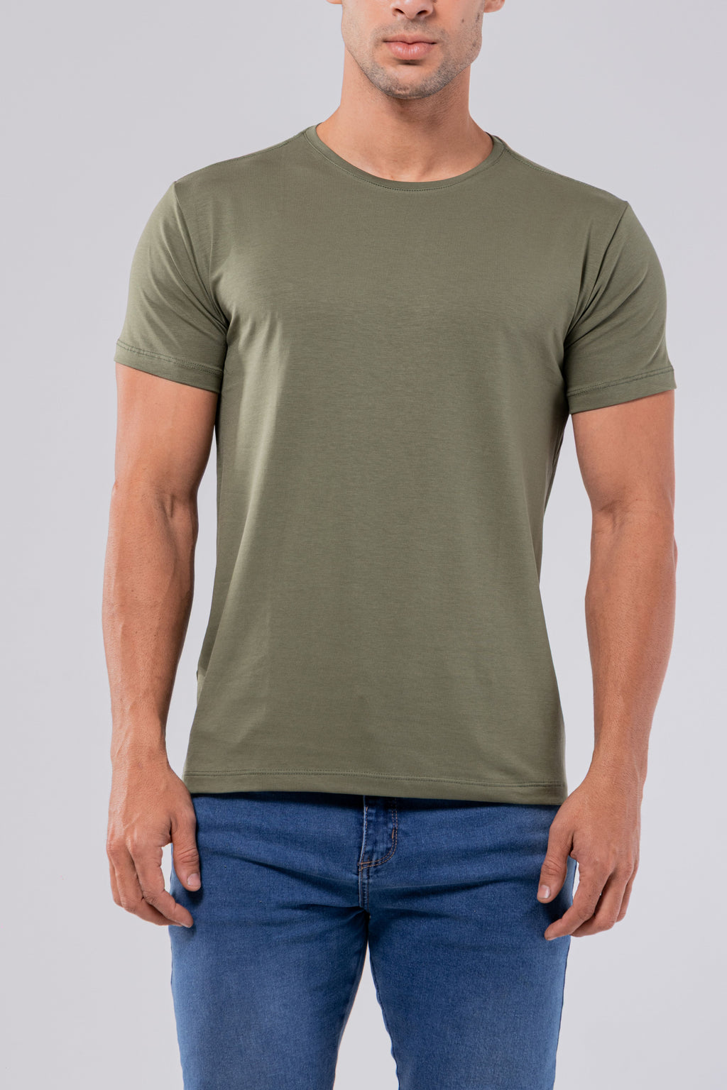 CAMISETA PIMA | VERDE OLIVA